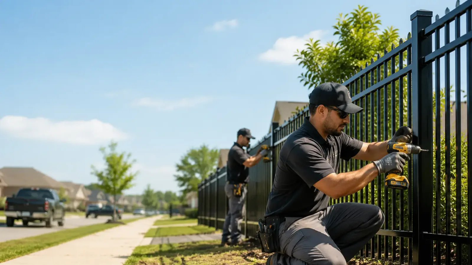 Metal Fence Installation in Harrietta, MI